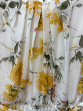 SIZE 16 SANDRA DARREN WHT YLLW Dress